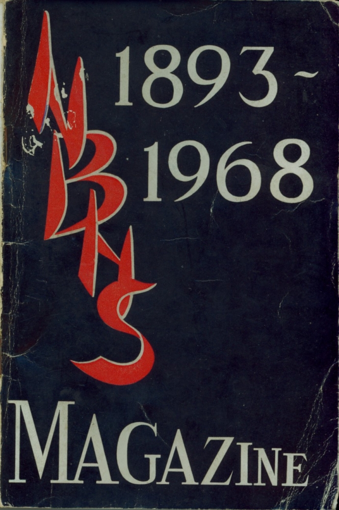 Cover of NBHS school magazine 1968